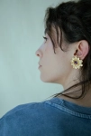 Pendientes Flor No Flor · Oro