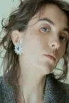 Pendientes Flor No Flor plata