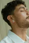 Pendientes Reina de Corazones plata